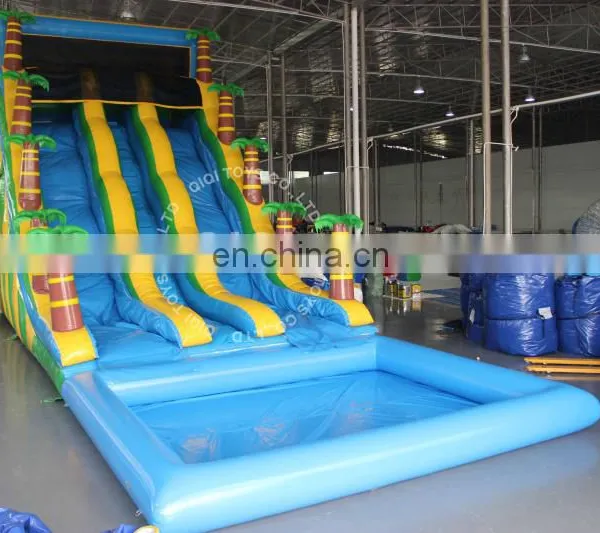Tree & Pool Jumper Inflatable Holiday Water Slide photo-5