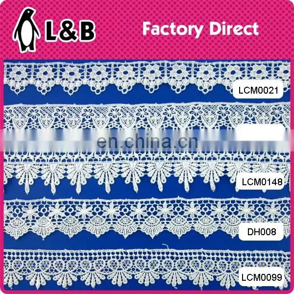 3.5cm Stock Design Embroidery Polyester Chemical Lace photo-5