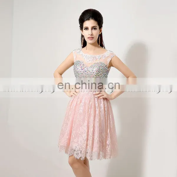 Wholesale Stunning Bateau Neck Cap Sleeve AJ037 Short Mini Cocktail Dress Party Dresses photo-2
