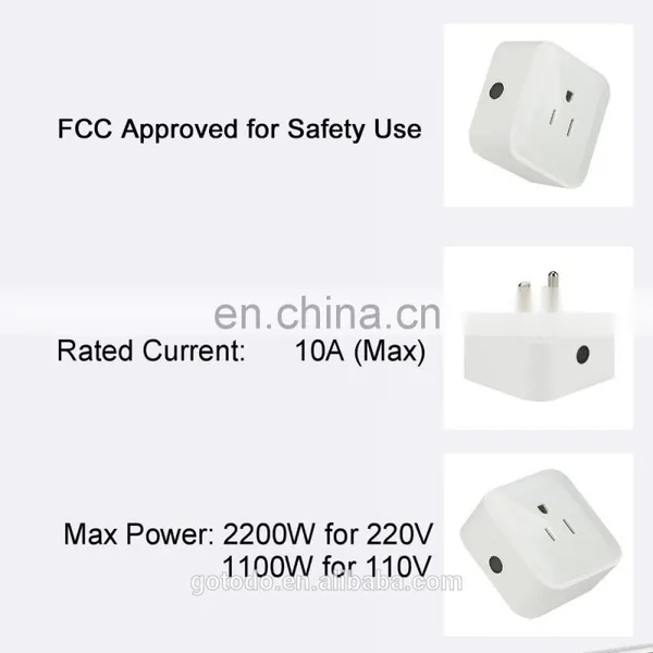 Smart Wifi Switch Mini Plug Power Wireless WiFi Outlet for Amazon Alexa photo-6