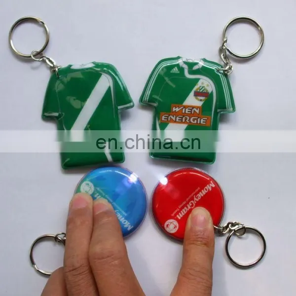 Made in China High Quality Cheap Promotion Voltage Led Light Keychain photo-5