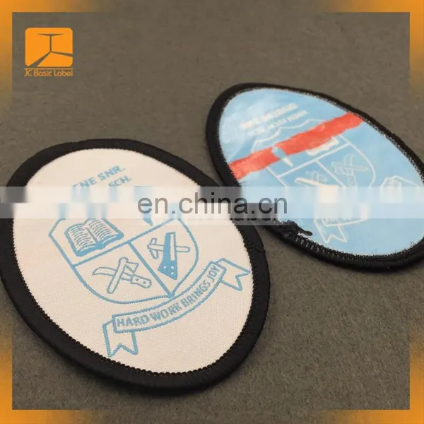 Iron on Flag Woven Embroidery Garment Patch photo-6