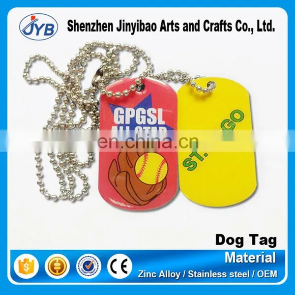 Custom Colorful Stainless Steel Dog Tag Adilia With Bar Code photo-2