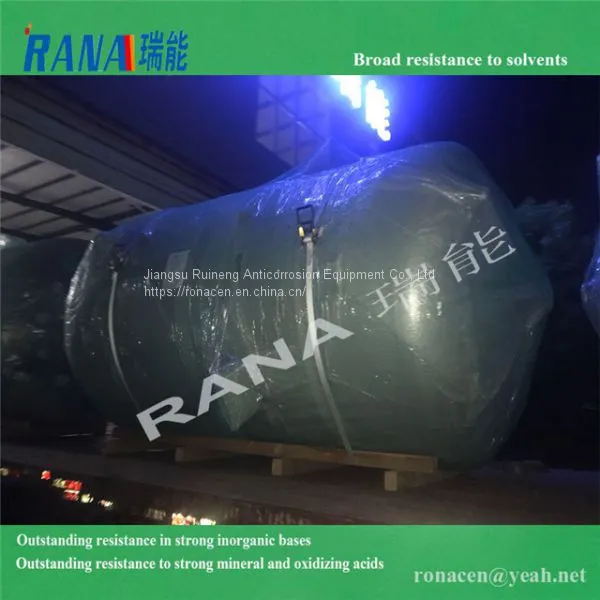 Professional Broad Lining New Durable 0.5-150 Cubic Steel Lining PTFE/ PFA/ ETFE Anticorrosive Equipment With Long Service Life 15-20 Years Industrial Chemical Tank