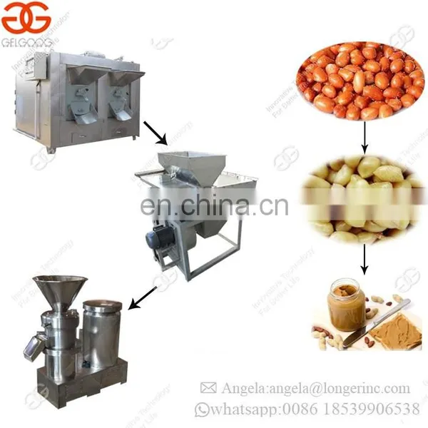 Industrial Small Scale Full Automatic Peanut Paste Processing Equipment Peanut Sesame Butter Plant Production Line For Sale photo-3