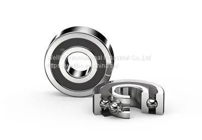 High Speed Stainless Steel Ball Bearing 6000 2RS for Aluminium Saw Medical Devices Cryogenic Engineering photo-2