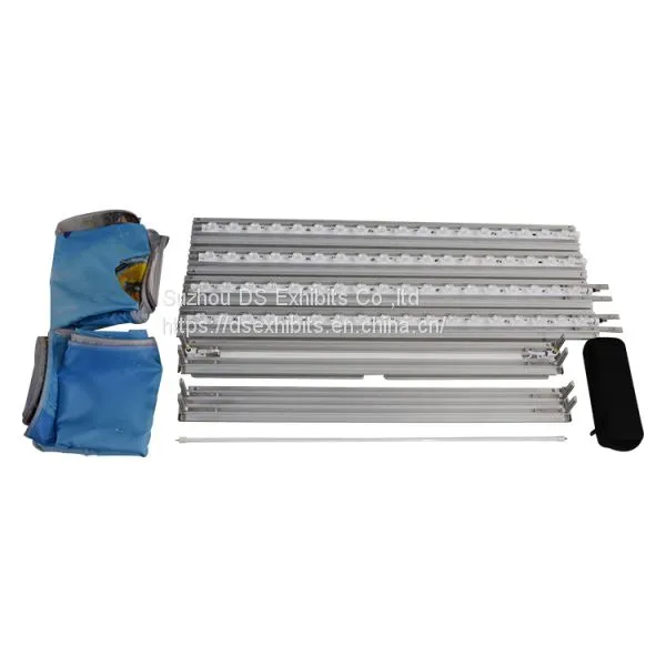 SEG Pop Up Light Box ,backwall Exhibition Display ,Exhibition Display SEG Pop up Stand/back Wall ,Customized Portable Fabric Straight Freestanding 3X3 Back Lit Exhibition Seg Pop Up Stand photo-4