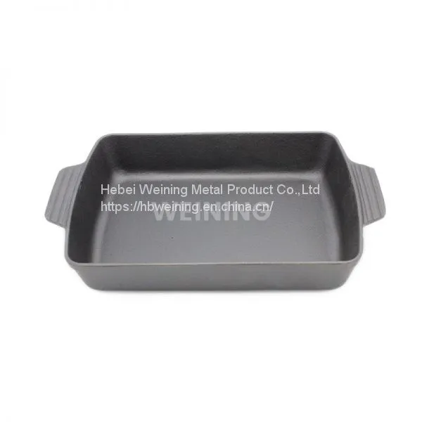 Pre-Seasoned Cast Iron Rectangular Dish