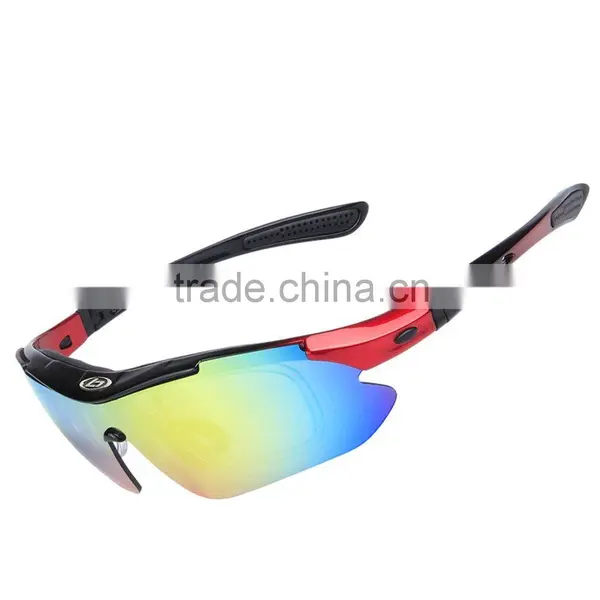Polarized Sports Sunglasses With 5 Set Interchangeable Lenses for Biking Fishing Running Driving Golf Baseball photo-3
