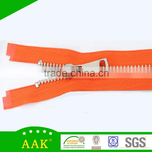 8# Metal Platinum Y Teeth Open End Zipper for Bags, Luggage photo-2