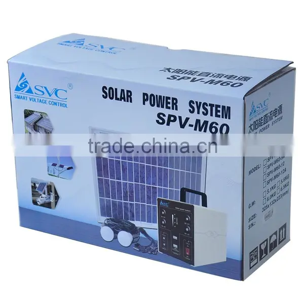 20W DC / USB Output AC / Solar Panel Input LED Lighting Mini Solar System photo-5