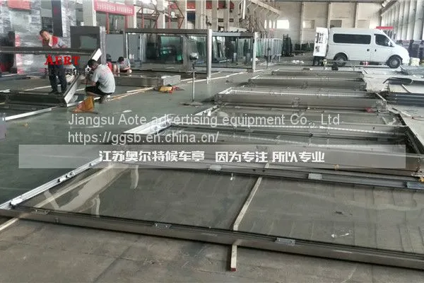 Township Heating Seat Bus Station Stainless Steel Bus Shelter Platform Billboard Direct Supply Manufacturer photo-3