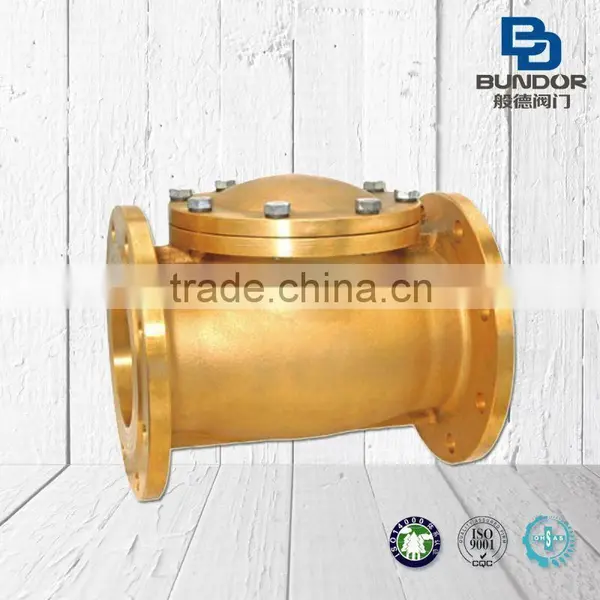 Brass ANSI 1/4" Double Flange Swing Check Valve Price photo-2