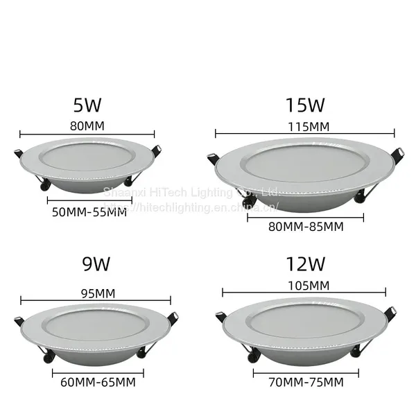 LED Downlight 5W 9W 12W 15W LED Ceiling Lights Round Recessed Lamp Dimmable Waterproof LED Spotlight For Bathroom Kitchen photo-5