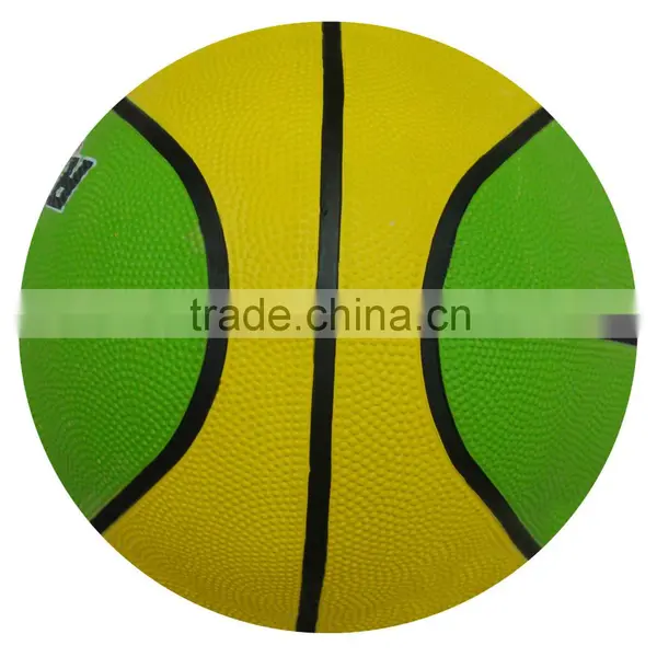 GY-L018 Hot Sales Rubber Basketballgood Games With Ball Color Design USA photo-3