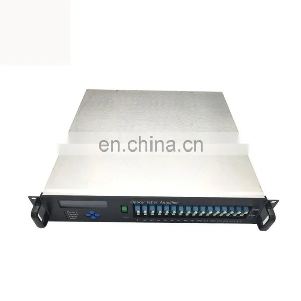 Best Price 64 Ports 35dBm Network Catv Ftth Aluminum Edfa Optical Amplifier photo-3