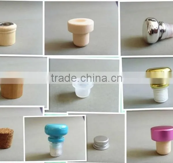 Synthetic Cork Stopper Plastic Wooden Cap 28/410 Glass Dffuser Bottle photo-5