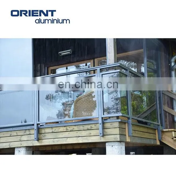 China Price Alumiinikaiteet Aluminum Glass Raling