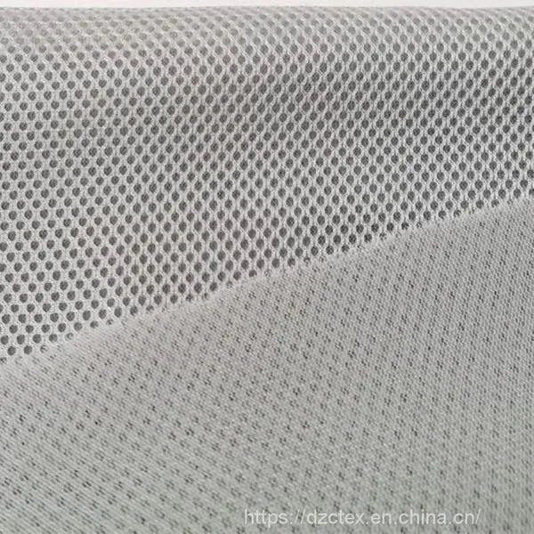 Grey Ventilating 3D Warp Knitted Spacer  Air Mesh Fabric for Office Chair Cover with Moisture-proof