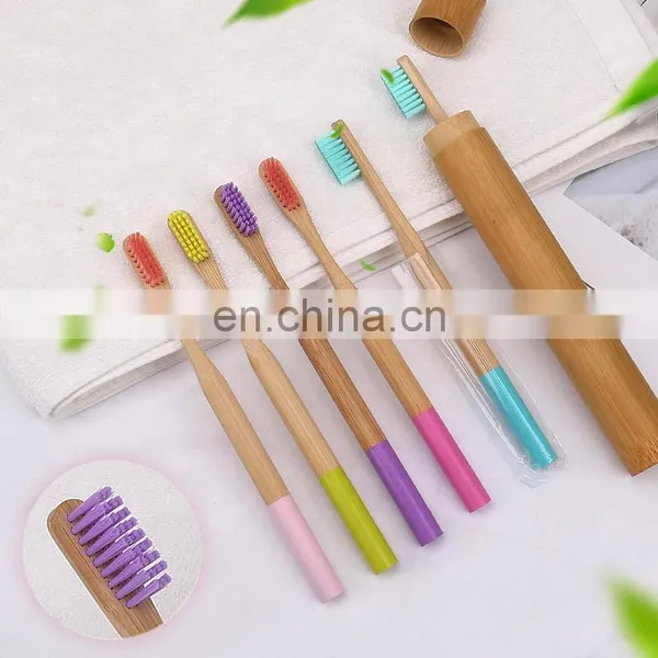 New Products Eco Friendly Round Handle Bamboo Toothbrush Manufacturer photo-4