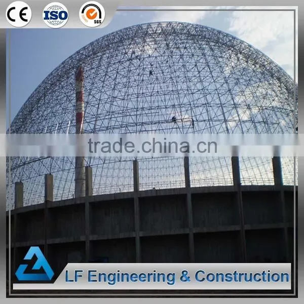 Steel Frame Structure Dome Roofing for Coal Storage photo-3