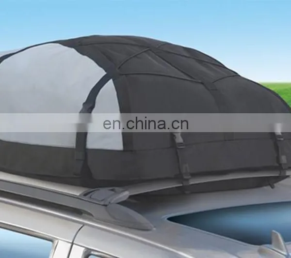 Expandable Canvas Soft Top Vehicle Cargo Roof Rack Box Bag photo-3