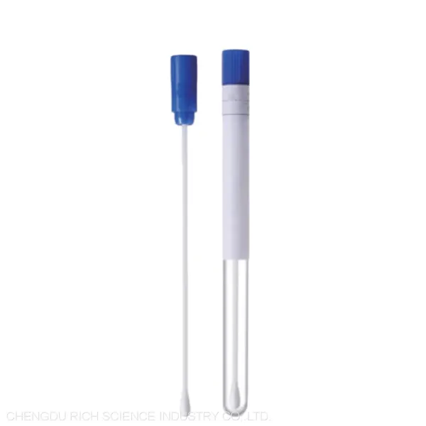 Laboratory Consumables Single Use Specimen Collection Male/Female/Culture Medium Transport Swabs photo-2