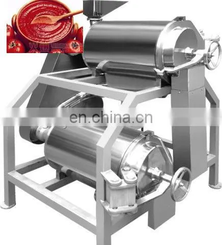 Factory Stainless Steel Tomato Paste Processing Machine Mango Pulper Pulping Equipment Fruit Puree Vegetable Pulp Making Machine
