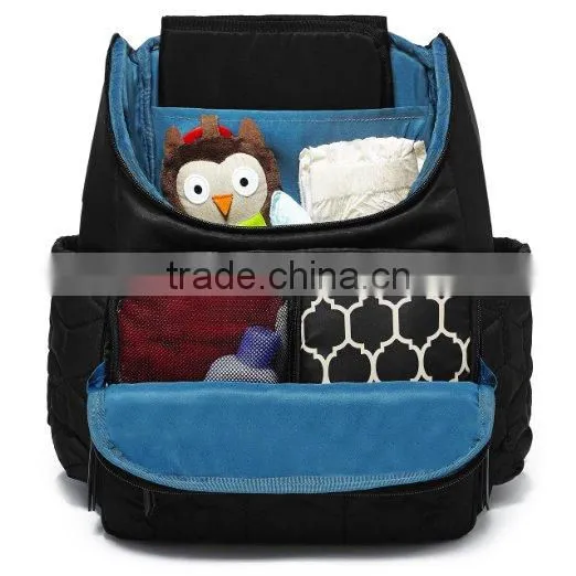 New Design Lager Capacity Mummy Diaper Bag Polyester Material Backpack photo-2