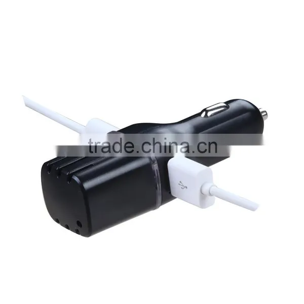 Car Air Purifier Ionizer for In-Car Air Cleaner With 2 USB Port for Charging Mobile photo-2