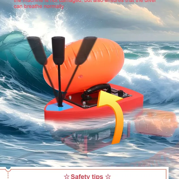 12m Diving Ventilator System Mini Scuba Tank Compressor Recreational Dive photo-2