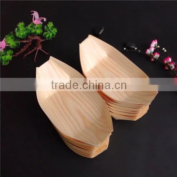 Cheap Wooden Sushi Serving Food Trays Sushi Boat for Sale photo-5