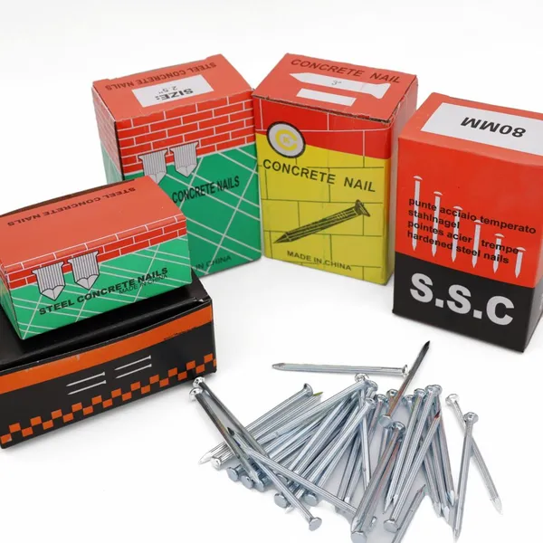 Galvanized Steel Concrete Nails for Concrete Slab and Masonry Work