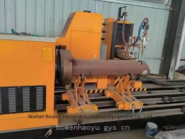 Used 5-axis Pipe Profile Plasma Cutting Machine, Used Beveled Round Pipe Cutting Machine photo-3