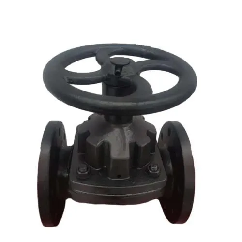 Cast Iron Lined Manual Flange DDIaphragm Valve Rubber Corrosion-Resistant Acid Alkali Resistant for Water Media photo-6
