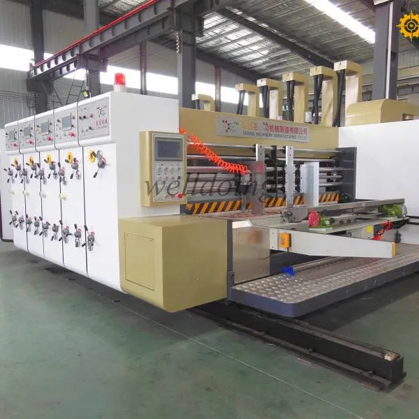 4 Colors Carton Printing Die Cutting Slotting Equipment