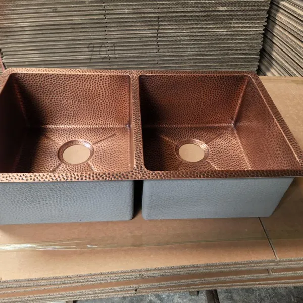 Kitchen Sink, Supplying Pure Handmade Kitchen Copper Sinks and Bathroom Basins photo-2