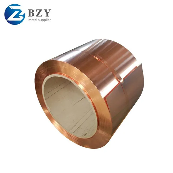 High Purity C11000 Strips Slitted Thin Pure Copper Sheet Roll Sheet Copper Coil photo-2