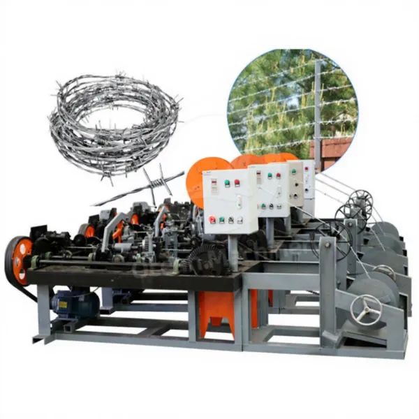 CS-B type single-strand barbed wire machine, suitable for wire mesh production, PLC control core component, stainless steel material