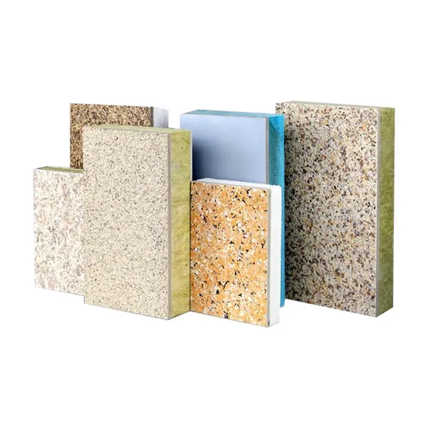 Insulation Materials Rock Wool Decorative Panel Thermal Heat Rock Wool Composite Board Insulation EPS Panels Sandwich photo-2