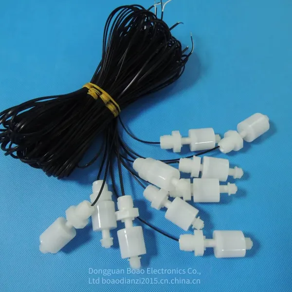 Factory Price of Small Float Switches. Float Switches Made of Pvdf Material. Free Samples.