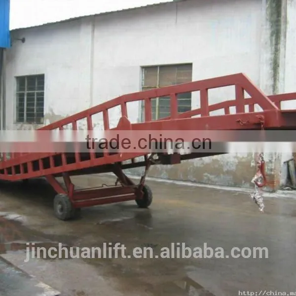12 Ton Mobile Loading Car Hydraulic Motorcycle Dock Ramp on Sale DCQY-12 Adjustable Loading Dock Ramp for Sale Mobile Yard Ramp photo-4