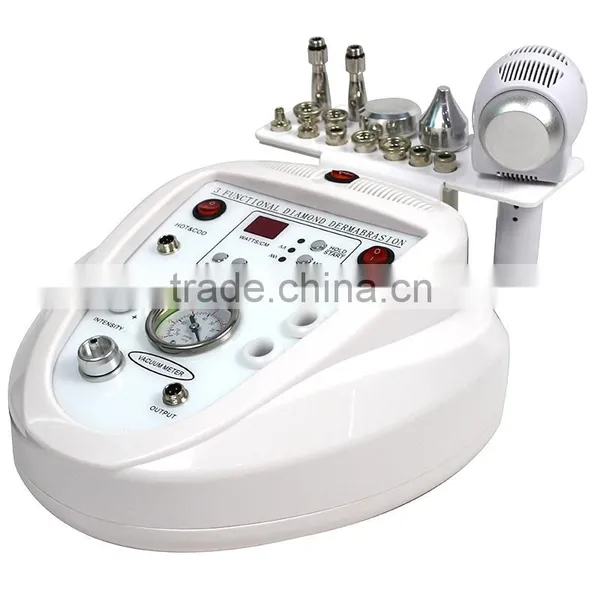 Wholesale Beauty Supply 3 in 1 Multifunction Diamond Microdermabrasion Ultrasound and Hot & Cold Hammer Beauty Salon Equipment photo-6