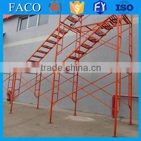 Galvanized Steel Cross Brace Cantilever Scaffolding Frame photo-6