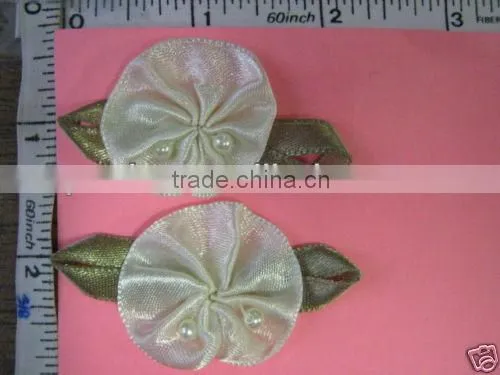 Ribbon Bow Flowers, Ribbon Bow Craft Flower Sew on SATIN RIBBON BOW/FLOWER, RIBBON FLOWER