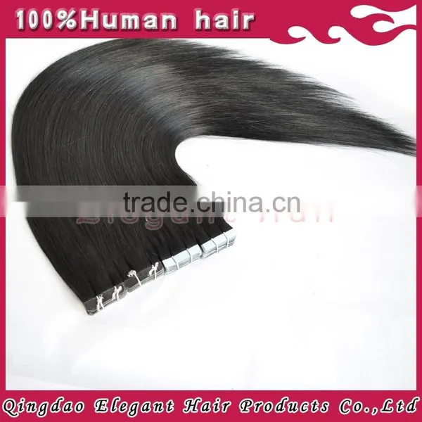 Popular 5A Grade Double Sided Fusion Tape Virgin Human Hair Extension photo-5