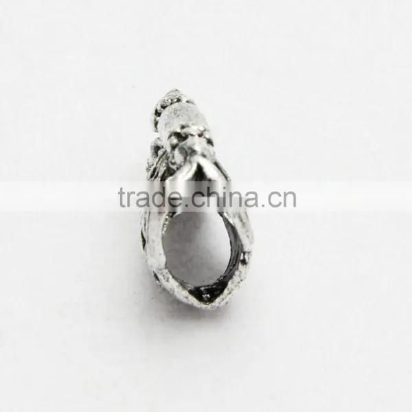 Creative Pdora Bracelet Accessories Anti-silver Large Hole Butterfly Shape Zinc Alloy Beads photo-4
