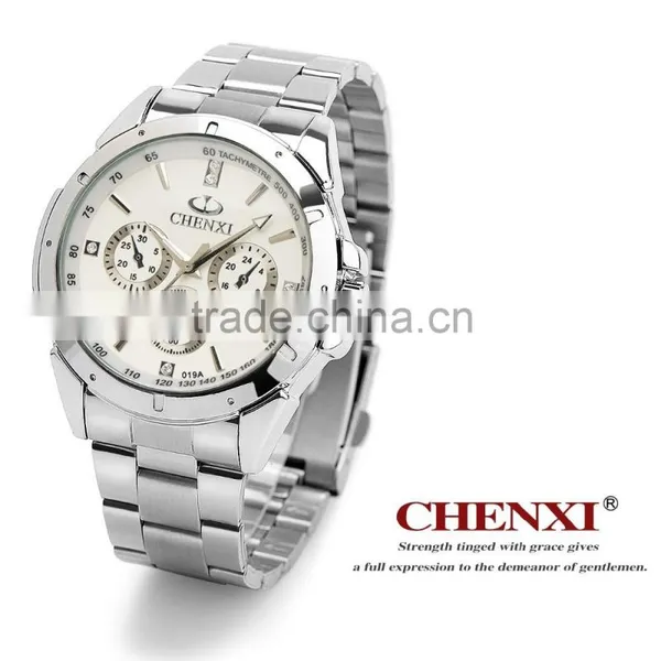Wholesale Stainless Steel Quartz Wrist Cheap Watch for Men Can Customzied Your Logo on Watch 019AMS photo-3