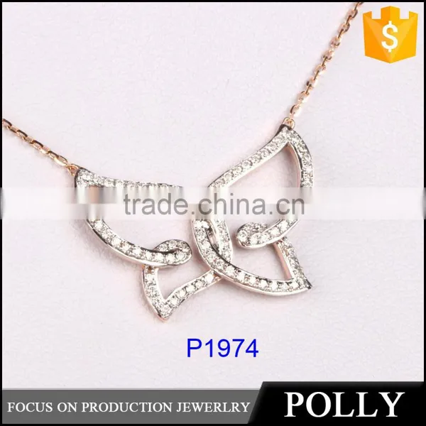 2015 New Fancy Gold And Silver Allah Pendant Necklace photo-2