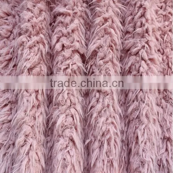New Design Nude Pink Parka Garment Fabric photo-2